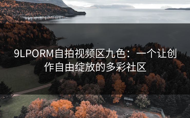 9LPORM自拍视频区九色：一个让创作自由绽放的多彩社区